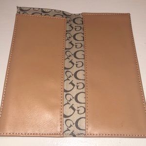 Tan GUESS Open Faced Bill Wallet